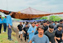 Islamabad (TNS) Senior police officers oversee Islamabad Police recruitment across test centers