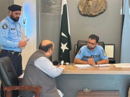 Islamabad (TNS) SSP Operations holds open court to resolve public grievances