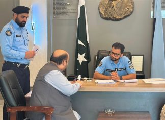 Islamabad (TNS) SSP Operations holds open court to resolve public grievances