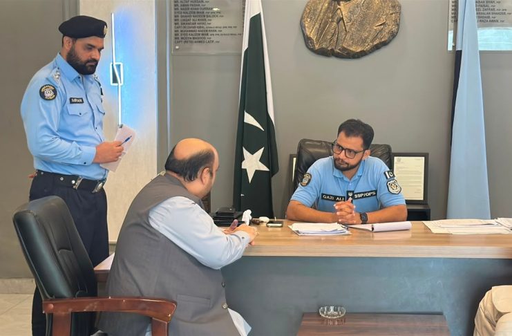 Islamabad (TNS) SSP Operations holds open court to resolve public grievances