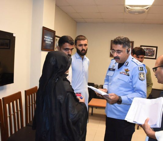 Islamabad (TNS) IGP Holds Khuli Katchery to Address Public Grievances