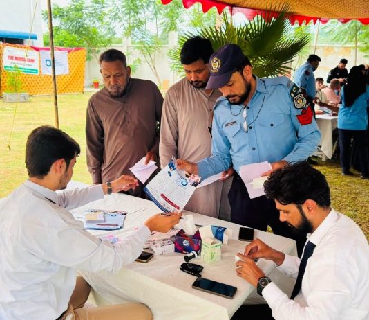 Islamabad (TNS) Free Medical Camp Provides Comprehensive Health Screening for Islamabad Police officials