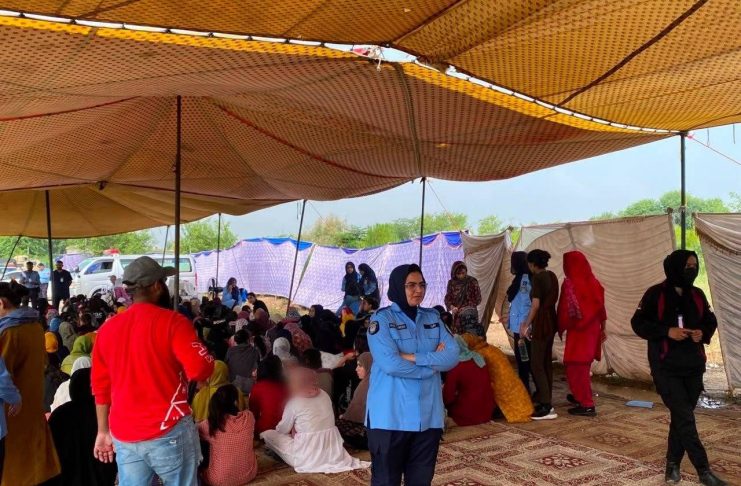 Islamabad (TNS) DIG Headquarters inspects women candidates physical and running tests at police lines recruitment centre