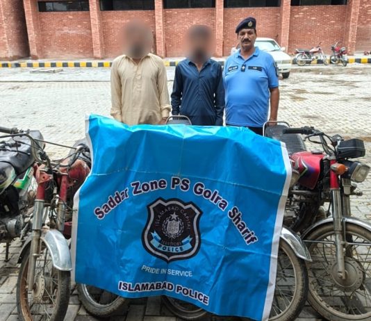 Islamabad (TNS) Wanted members of bike lifter gangs arrested