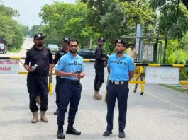 Islamabad (TNS) SSP Operations remains active, reviews Church security on Sunday