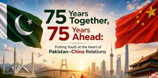 ISLAMABAD (TNS) 75 Years Together, 75 Years Ahead: Putting Youth at the Heart of Pakistan–China Relations