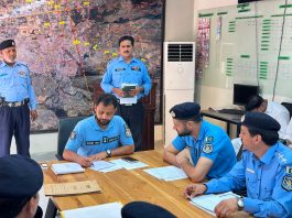 Islamabad (TNS) SSP Operations Islamabad Reviews Crime-Fighting Strategy, Directs ARDU and Anti-Vehicle Lifting Unit to Accelerate Crackdown