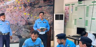 Islamabad (TNS) SSP Operations Islamabad Reviews Crime-Fighting Strategy, Directs ARDU and Anti-Vehicle Lifting Unit to Accelerate Crackdown