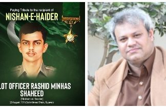 LAHORE (TNS) All Pakistan and Kashmir Minhas Rajpoot Federation will celebrate today martyr day of Pilot officer Rashid Minhas Shaheed Nishan e Haider.