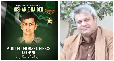 LAHORE (TNS) All Pakistan and Kashmir Minhas Rajpoot Federation will celebrate today martyr day of Pilot officer Rashid Minhas Shaheed Nishan e Haider.