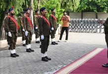 Rawalpindi (TNS). Mazhar shah IG Punjab Abdul Kareem Visits RPO Office Rawalpindi, Chairs Important Meeting