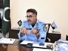 Islamabad (TNS) IGP Reviews Security, Crime Prevention and Policing in Secretariat Circle