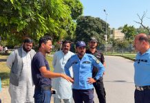 Islamabad (TNS) SP City Zone Dr Ayaz Hussain Inspects Routes of 12 Rabi-ul-Awwal Procession