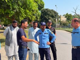 Islamabad (TNS) SP City Zone Dr Ayaz Hussain Inspects Routes of 12 Rabi-ul-Awwal Procession
