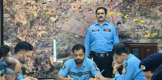 Islamabad (TNS) SSP Operations holds meeting with officers of Soan and Rural zones