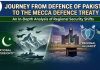 ISLAMABAD (TNS) Journey from Defence of Pakistan to the Mecca Defence Treaty