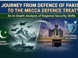 ISLAMABAD (TNS) Journey from Defence of Pakistan to the Mecca Defence Treaty