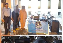 Islamabad (TNS) Two wanted members of theft gang arrested; four stolen motorcycles recovered