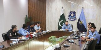 Islamabad (TNS) IGP Syed Ali Nasir Rizvi Chairs Senior Officers’ Meeting; Reviews Departmental, Administrative and Operational Matters