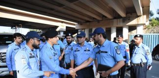 Islamabad (TNS) IGP Captain (Retd.) Muhammad Sohail Chaudhry Conducts Citywide Visit; Reviews Law and Order, Field Deployment and Operational Preparedness
