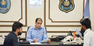Islamabad (TNS) AIG Logistics Usman Tariq Butt Reviews Administrative Affairs and Logistical Support for Islamabad Police