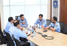 Islamabad (TNS) IGP Reviews Law and Order, Traffic Management, Security and Safe City Upgradation