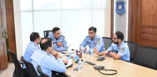 Islamabad (TNS) IGP Reviews Law and Order, Traffic Management, Security and Safe City Upgradation