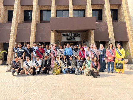 Islamabad (TNS) Delegation of Bahria University Students Visits Operations Division،Following the special directions of Inspector General of Police (IGP) Islamabad Syed Ali Nasir Rizvi,