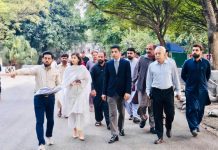 ISLAMABAD (TNS) Chairman CDA visits Diplomatic Enclave to Reviews Progress on development and Uplifting Works