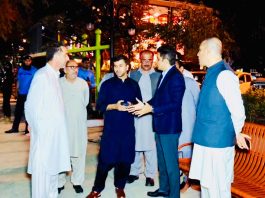 ISLAMABAD (TNS) CHAIRMAN CDA REVIEWS UPLIFTING, BEAUTIFICATION AND DEVELOPMENT WORKS OF SUPER MARKET, KOHSAR MARKET AND DIPLOMATIC ENCLAVE IN ISLAMABAD