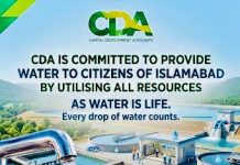 ISLAMABAD (TNS) CDA committed to provide Water Supply to Citizens by utilising all resources