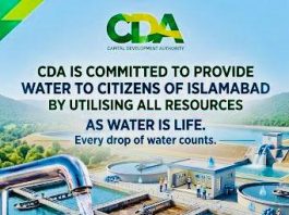 ISLAMABAD (TNS) CDA committed to provide Water Supply to Citizens by utilising all resources