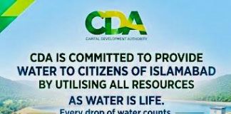 ISLAMABAD (TNS) CDA committed to provide Water Supply to Citizens by utilising all resources