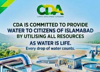 ISLAMABAD (TNS) CDA committed to provide Water Supply to Citizens by utilising all resources