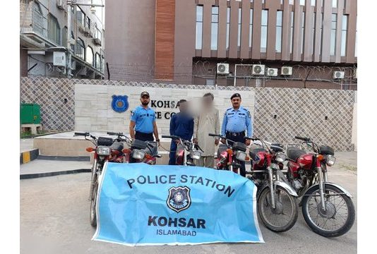 Islamabad (TNS) Police Crack Down on Motorcycle Theft Gangs, Arrest 10 accused