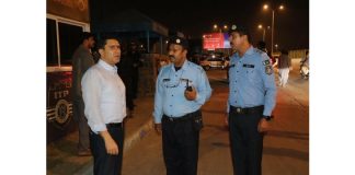 Islamabad (TNS) Deputy Inspector General of Police (DIG) Islamabad Ali Waseem visited the Counter-Terrorism Department (CTD) Headquarters
