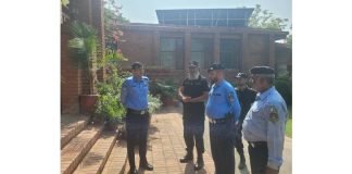 Islamabad (TNS) SP City Khurram Ashraf met police officers and personnel deployed at various churches and issued necessary directives to make the security arrangements more effective.He also inspected the overall security plan, including police personnel deployed at the entry and exit points of the churches, parking areas, and surrounding areas.