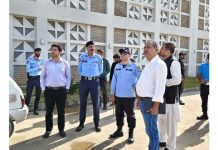 Islamabad (TNS) DIG Inspects Under-Construction Jail; SSP Operations Islamabad Directs Intensified Crackdown on Criminal Elements