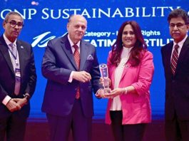 Lahore (TNS) Fatima Fertilizer Secures Top Position at UN GCNP Sustainability Awards 2026
