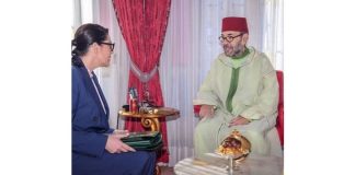 Rabat (TNS) Moroccan King Mohammed VI received Fatima Ezzahra El Mansouri a Head of Government