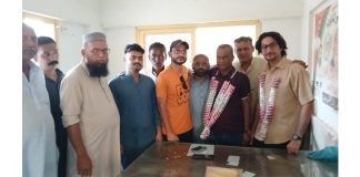 KARACHI (TNS) Ceremony Held in Honour of Newly Elected General Secretary Javed Iqbal of Manghopir Town Peoples Labour Union; Thanks Extended to Aslam Samoon