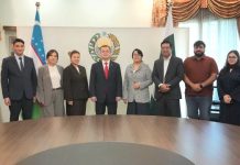 Islamabad (TNS) International Business Women Association (IBWA), Uzbekistan Delegation Meets Ambassador of the Republic of Uzbekistan to Pakistan at Islamabad