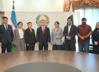 Islamabad (TNS) International Business Women Association (IBWA), Uzbekistan Delegation Meets Ambassador of the Republic of Uzbekistan to Pakistan at Islamabad