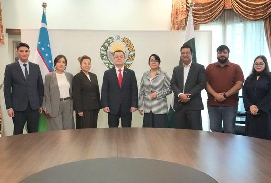 Islamabad (TNS) International Business Women Association (IBWA), Uzbekistan Delegation Meets Ambassador of the Republic of Uzbekistan to Pakistan at Islamabad