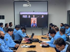 Islamabad (TNS) DIG Islamabad Chairs Zoom Meeting on Law and Order, Directs Enhanced Security and Effective Policing Islamabad Deputy Inspector General of Police (DIG) Islamabad Ali Waseem chaired a Zoom meeting to review the law and order and security situation in the federal capital