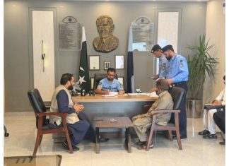Islamabad (TNS) SSP Operations Qazi Ali Raza Holds Open Court; Zonal SPs Conduct Crime Meetings and Issue Directives for Crime Prevention and Timely Disposal of Cases