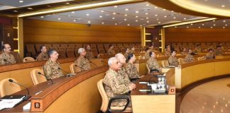 Rawalpindi (TNS) Field Marshal Syed Asim Munir, NI (M), HJ, Chief of Army Staff and Chief of Defence Forces (COAS & CDF), presided over the 277th Corps Commanders’ Conference at General Headquarters (GHQ), Rawalpindi.
