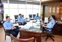 Islamabad (TNS) Inspector General of Police (IGP) Islamabad Captain (Retd.) Muhammad Sohail Chaudhry chaired an important meeting with DIG Islamabad Ali Waseem, DIG Headquarters Muhammad Jawad Tariq and SSP Security/Administration Muhammad Shehryar Khan