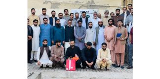 Islamabad (TNS) A Dignified Farewell Ceremony Held in Honour of Senior EPI Inspector Ayaz Manzoor at District Health Office Islamabad