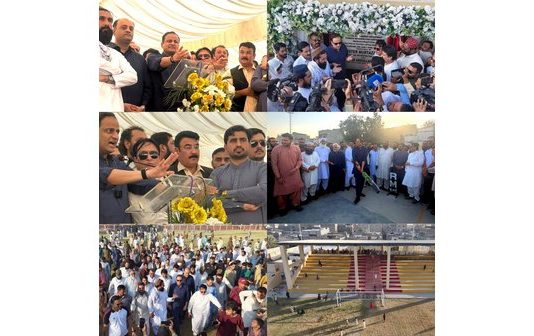 Karachi (TNS) Colonel Sher Khan Shaheed Stadium and Sports Complex Inaugurated in Manghopir, Another PPP Promise Fulfilled